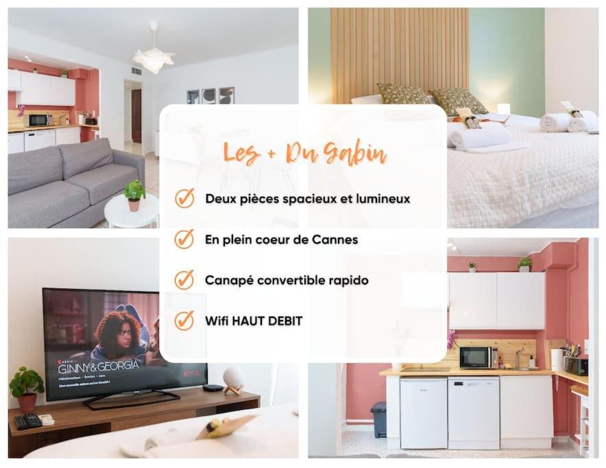 Le Gabin By Apirent #Centre-Ville #Climatisation #Wifi Канны Экстерьер фото